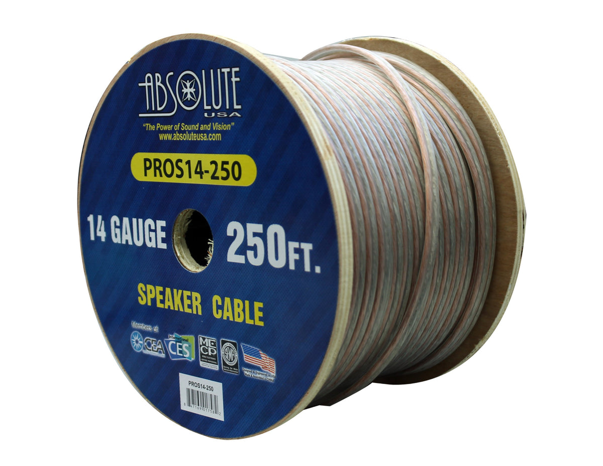 Absolute USA PROS14250 14 Gauge Speaker Wire