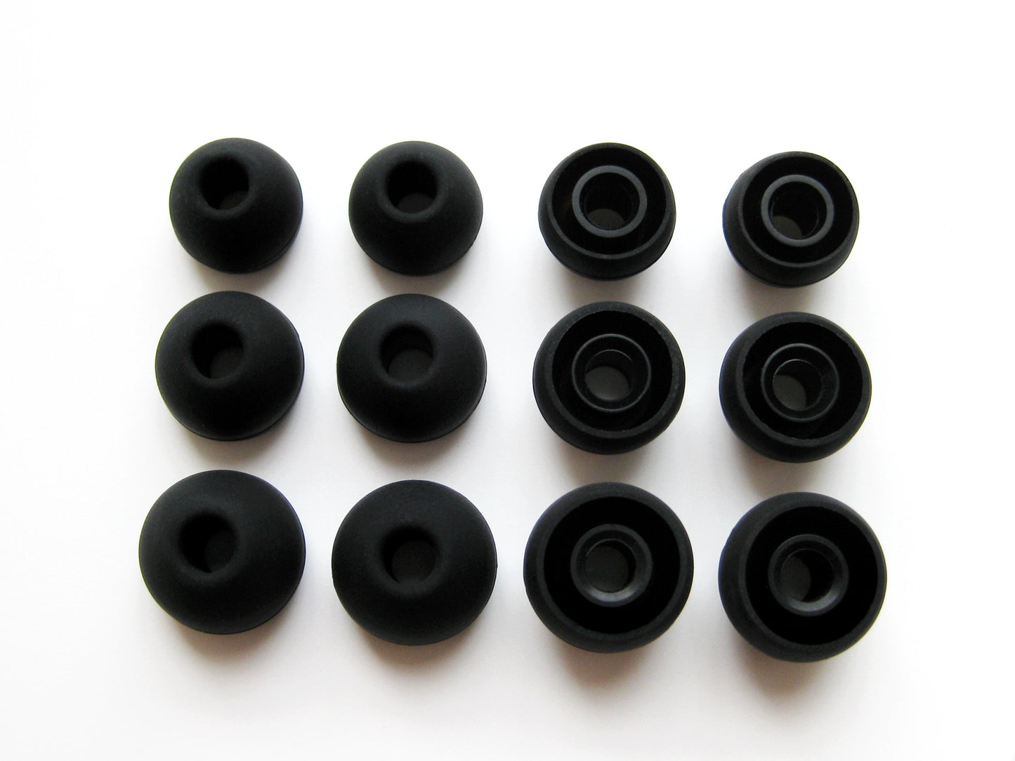 12 S/M/L Black Replacement Eartips Compatible with Monster Beats Dr.Dre Tour Powerbeats urBeats 2 Heartbeats 2 DiddyBeats Turbine Pro Gratitude DNA…