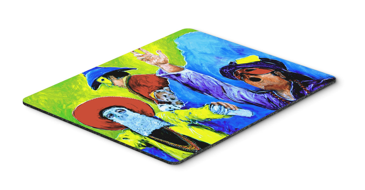 Caroline's Treasures MW1107MP Mardi Gras Mouse Pad, Hot Pad or Trivet Throw me Something Mister Design, Large, Multicolor