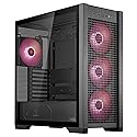 ASUS TUF Gaming GT302 ARGB ATX Mid-Tower Case Four 140x28mm ARGB Fans for Airflow & Static Pressure, Interchangeable Panel, Detachable top Panel