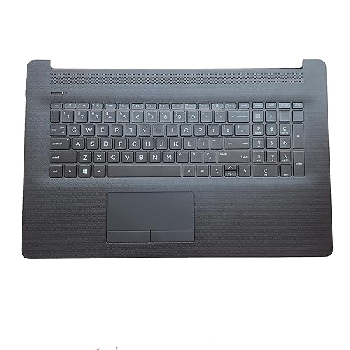 Replacement for HP Pavilion17BY 17-by 17CA 17-CA Laptop Upper Case Palmrest Non-Backlit Keyboard Touchpad Assembly Part L22751-001 6070B154670