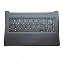 Replacement for HP Pavilion17BY 17-by 17CA 17-CA Laptop Upper Case Palmrest Non-Backlit Keyboard Touchpad Assembly Part L22751-001 6070B154670