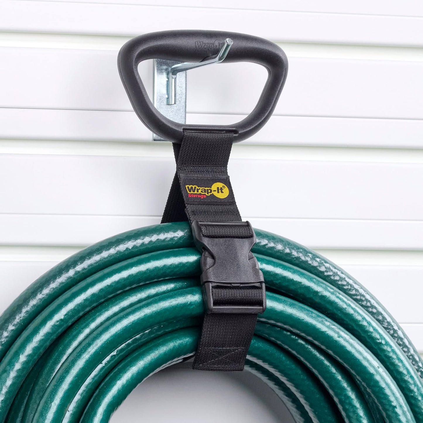 Clip 'n Carry Wrap-It Storage Straps - 15" (3-Pack) - Extension Cord Holder Hose Storage Carrying Straps for RV and Accessories Organization