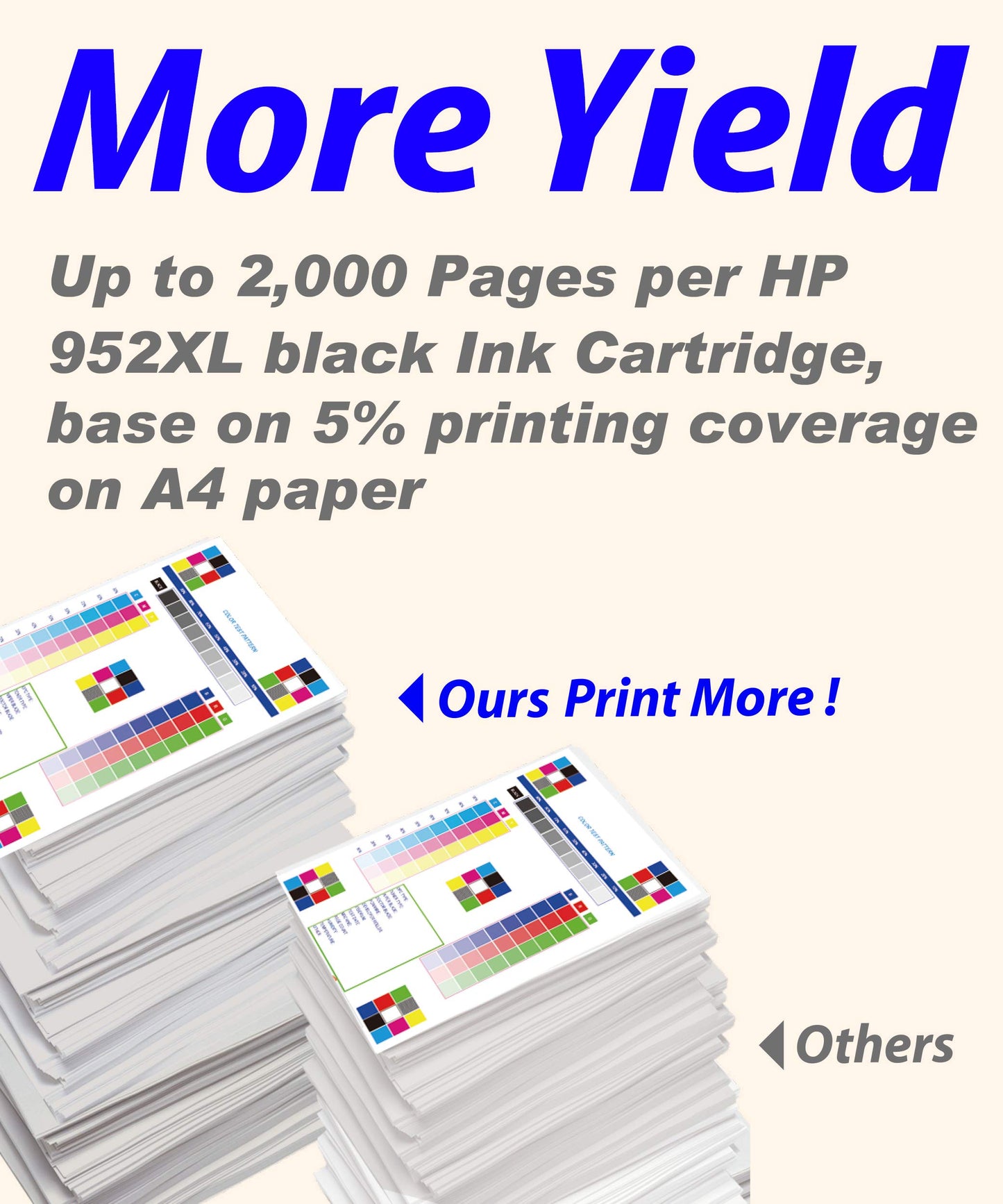 Color Print Compatible Ink Cartridge Replacement for 952XL 952 XL OfficeJet Pro 8710 8720 8740 7720 7740 8216 8200 8210 8218 8700 8724 8725 8726 8727