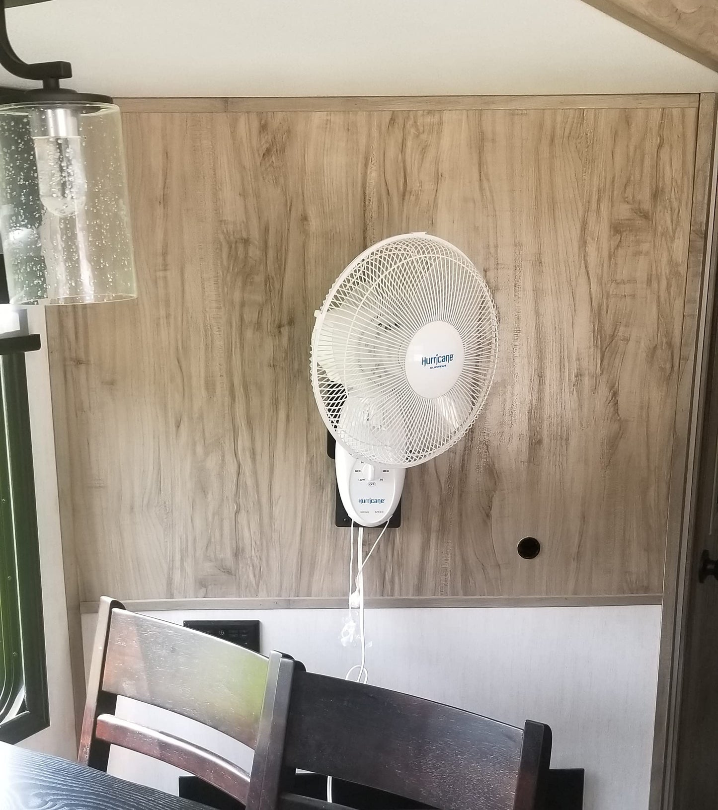PAW International Wall Fan Adapter Attached to PAW Steel RV TV Bracket | Requires Steel Wall Mount (not incl.) | Works ONLY with Hurricane Supreme