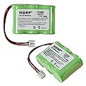 HQRP Phone Battery 2-Pack Compatible with AT&T Lucent Model 2422 SKU 23402 4051 SKU 59768 Part Number 89-0047-00-00 8900470000 Replacement