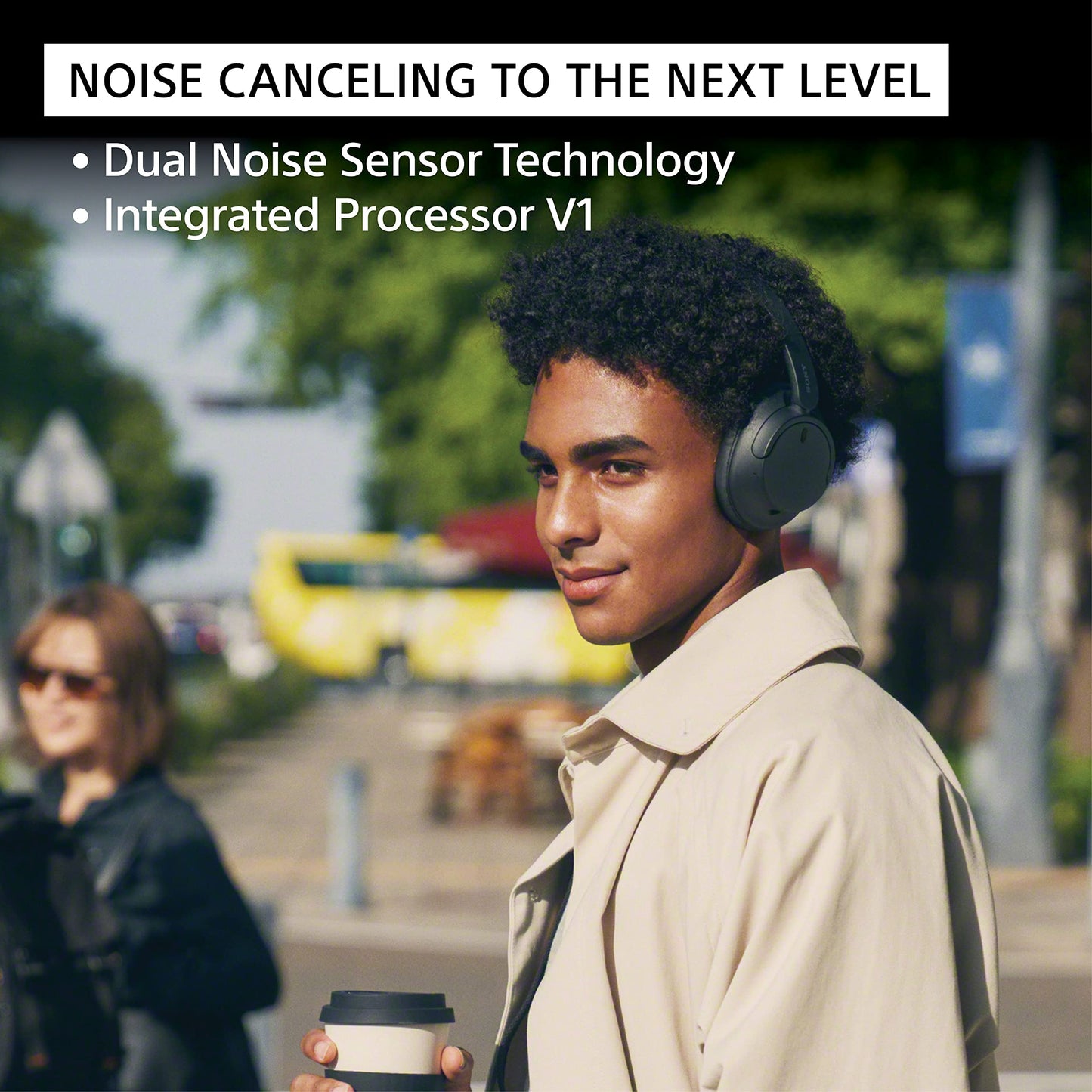 Sony WH-CH720N-BLACK Noise Canceling Headphones with Quick Charge with an Additional 2 Year Coverage (2023)