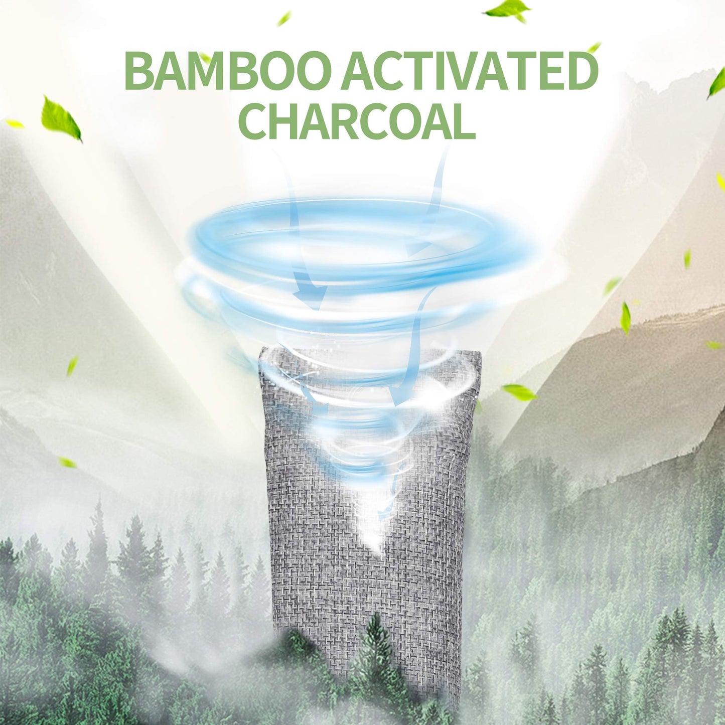 Bamboo Charcoal Air Purifying Bag,Activated Charcoal Odor Absorber for Shoe