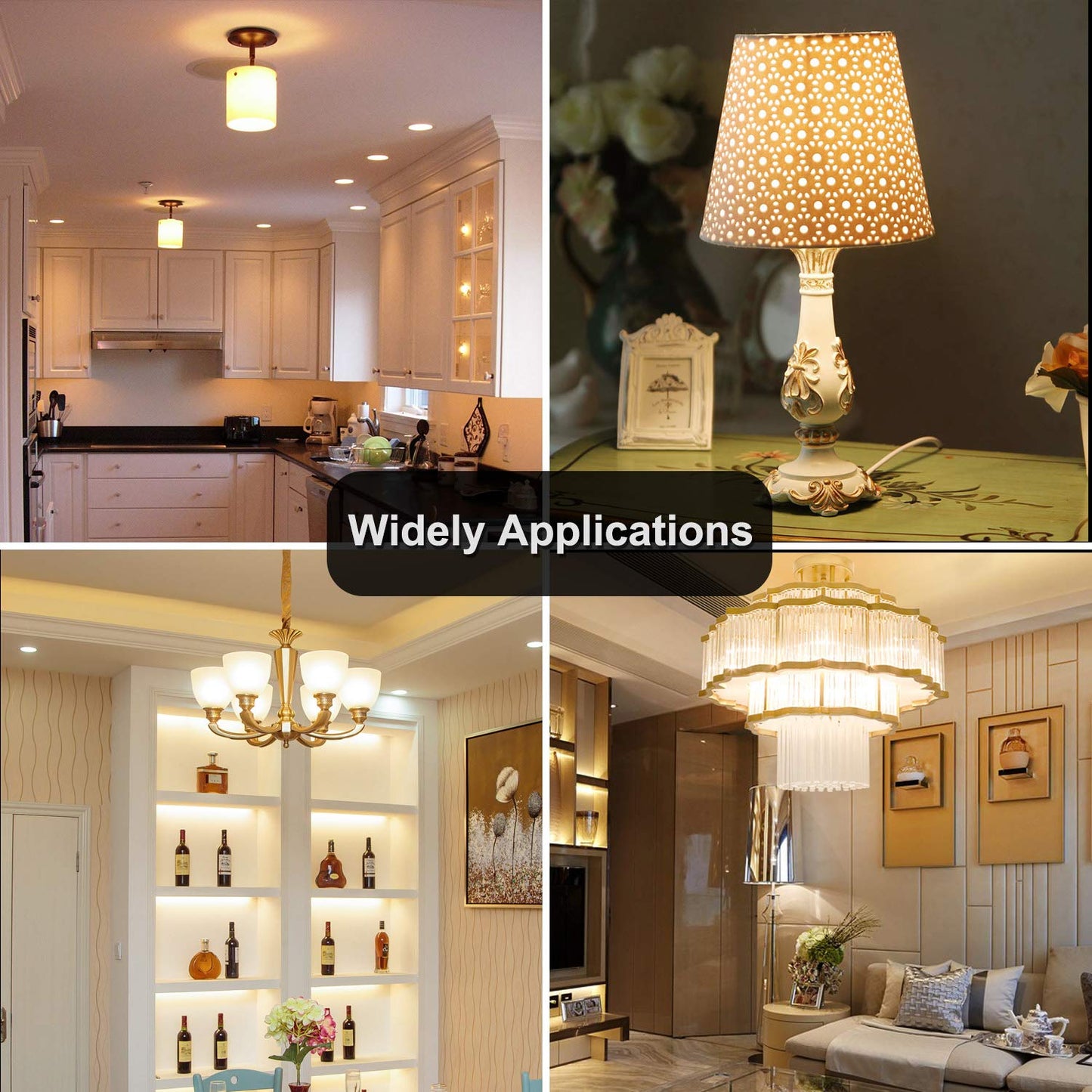 YUIIP G9 LED Bulb Dimmable 6W Warm White 3000K, T4 G9 Ceramic Bi-pin Base Light Bulbs AC 120V 530LM, 50W 60W Halogen Bulb Equivalent, G9 Light Bulbs