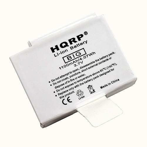 HQRP Battery Compatible with Flip Video ABT2W UltraHD 4GB 8GB, FVU2120B, U3120, Flip 4GB, Cisco ABT2W Ultra-HD Camcorder U32120B U32120W, Flip UltraHD