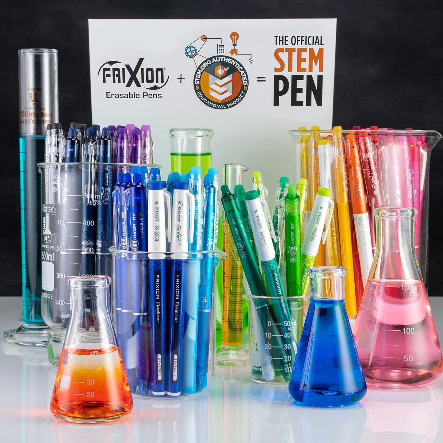 PILOT FriXion Clicker Erasable Pens, Refillable & Retractable Gel Ink Pens, Fine Point 0.7 mm, Black Ink, 3-Pack - Ideal for School, Journaling