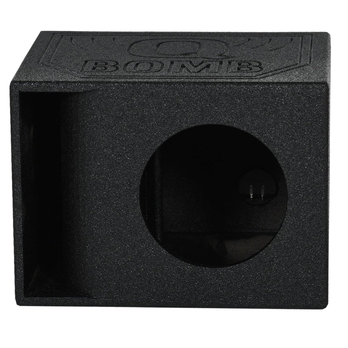 QPower Single 12" Vented Car Audio Subwoofer Box, 1.4 Cu Ft Airspace