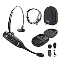 BlueParrott C400-XT Voice-Controlled Bluetooth Headset - Industry Leading Sound with Long Wireless Range, Noise-Cancelling - Compatible with iOS…