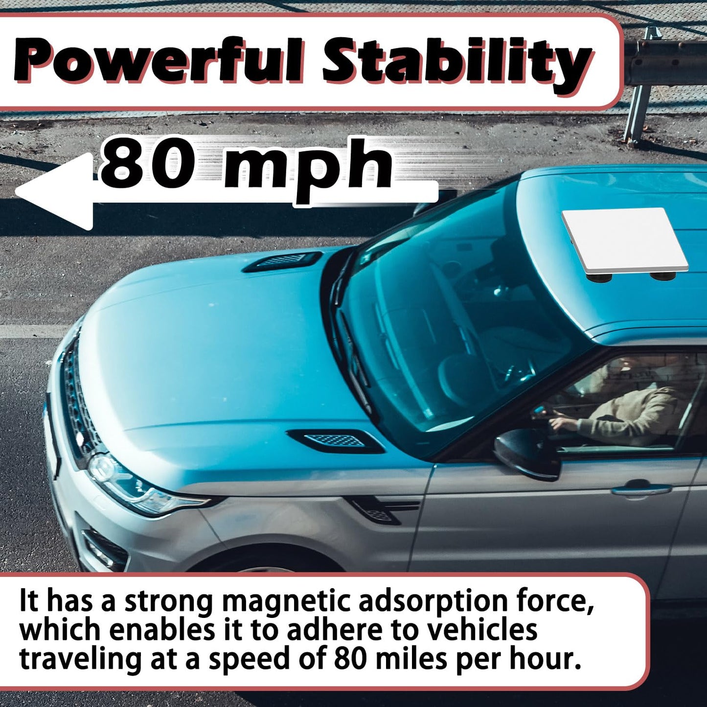 Magnetic Roof Mount Compatible with Starlink, Magnet Mounting Kit for Car/Camper/SUV/Trailer
