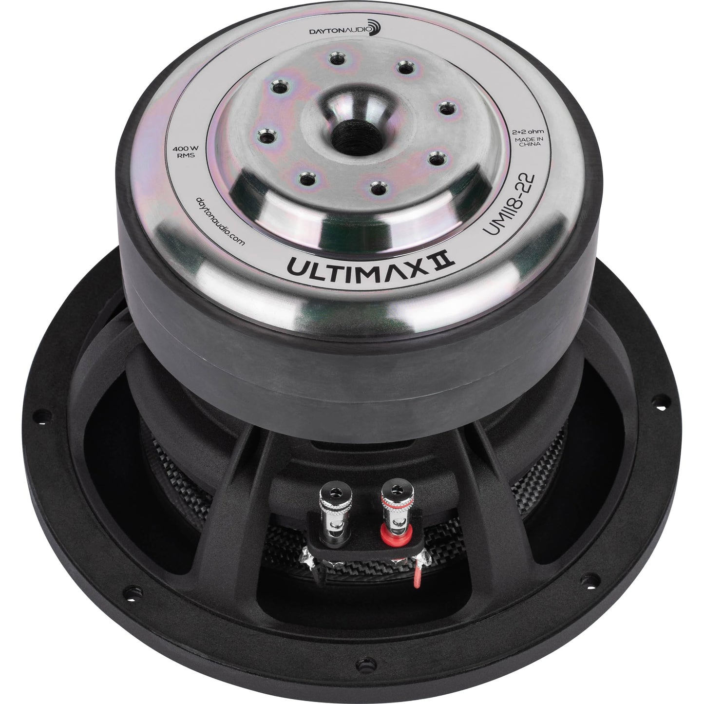 Dayton Audio UMII8-22 Ultimax II 8" DVC Subwoofer 2 Ohm Per Coil