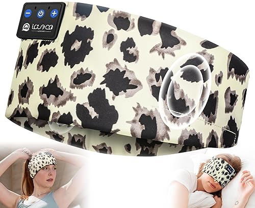 LOVE EYE Sleep Headphones Wireless Headband Headphones Bluetooth 5.4 for Side Sleeper Bluetooth Headband Earphones for Sports for tech Gadgets Gifts