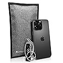 Faraday Pouch for Phone & Car Keys - Signal Blocking Bag - RFID Signal Blocker - Key Fob Protector - Anti-Tracking, Anti-Theft Protection Case Blocks