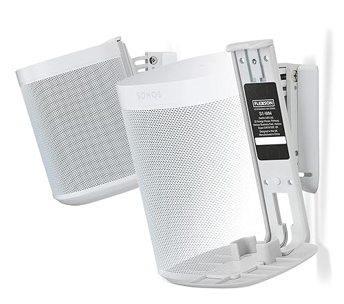 Flexson Wall Mount for SONOS One (Pair, White)