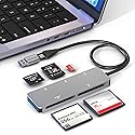 CFast Card Reader 5Gbps - USB 3.0 USB C CFast 2.0 Card Reader Aluminum C Fast Memory Card Adapter for SanDisk, Lexar, Transcend, Sony Card, Read