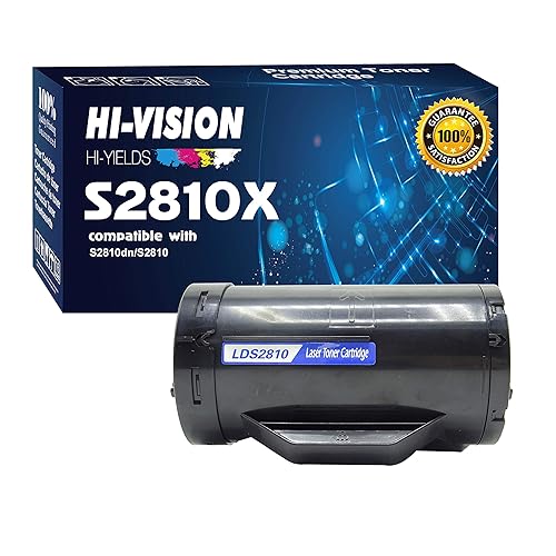 HI-Vision® 1 Pack Compatible S2810X High Yield (6,000 Pages, 593-BBMF) Black Toner Cartridge Replacement for H815dw / S2810dn / S2815dn Printers