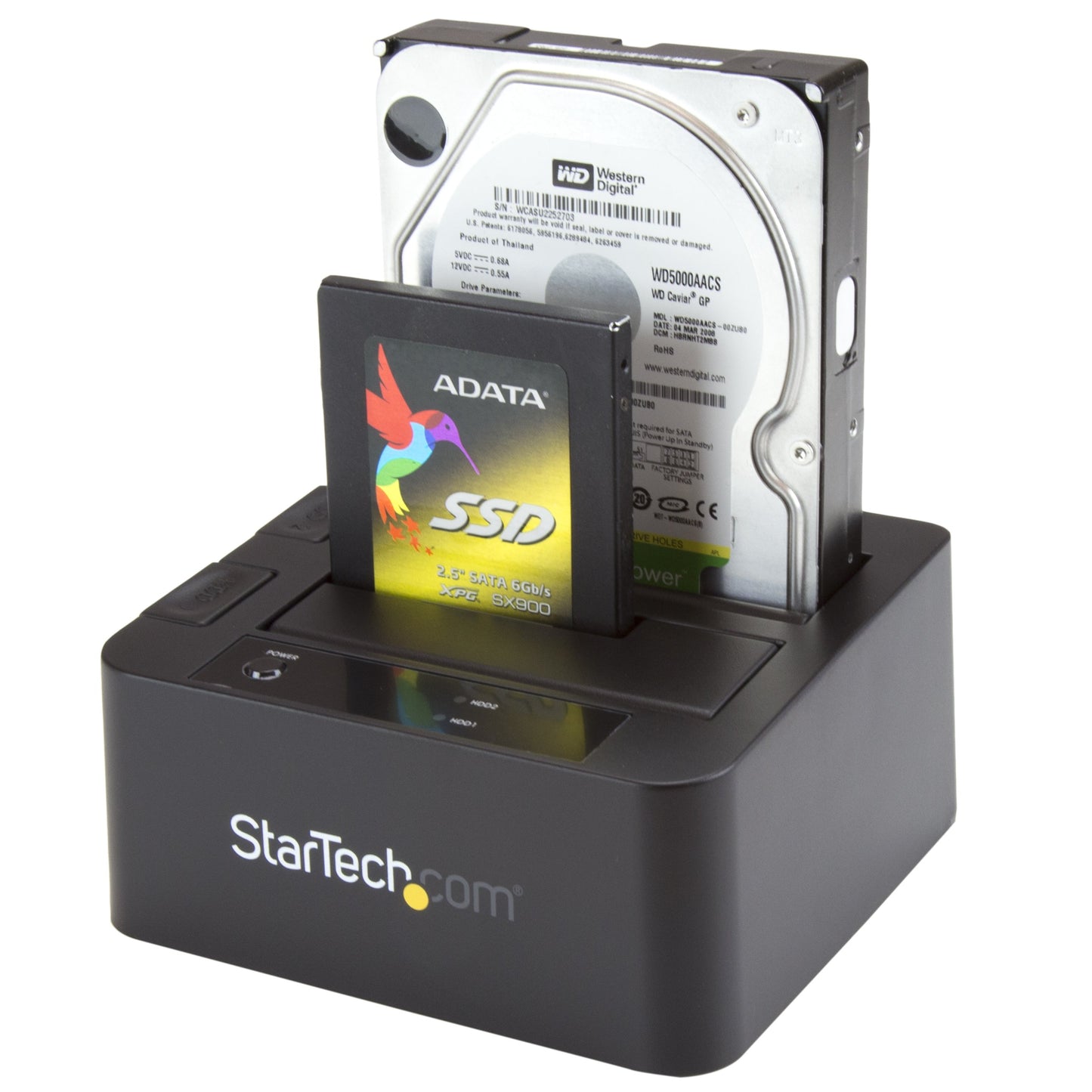 StarTech.com Dual-Bay USB 3.0 / eSATA to SATA Hard Drive Docking Station, External 2.5/3.5" SATA I/II/III, SSD/HDD Docking Station, Hot-Swap Hard