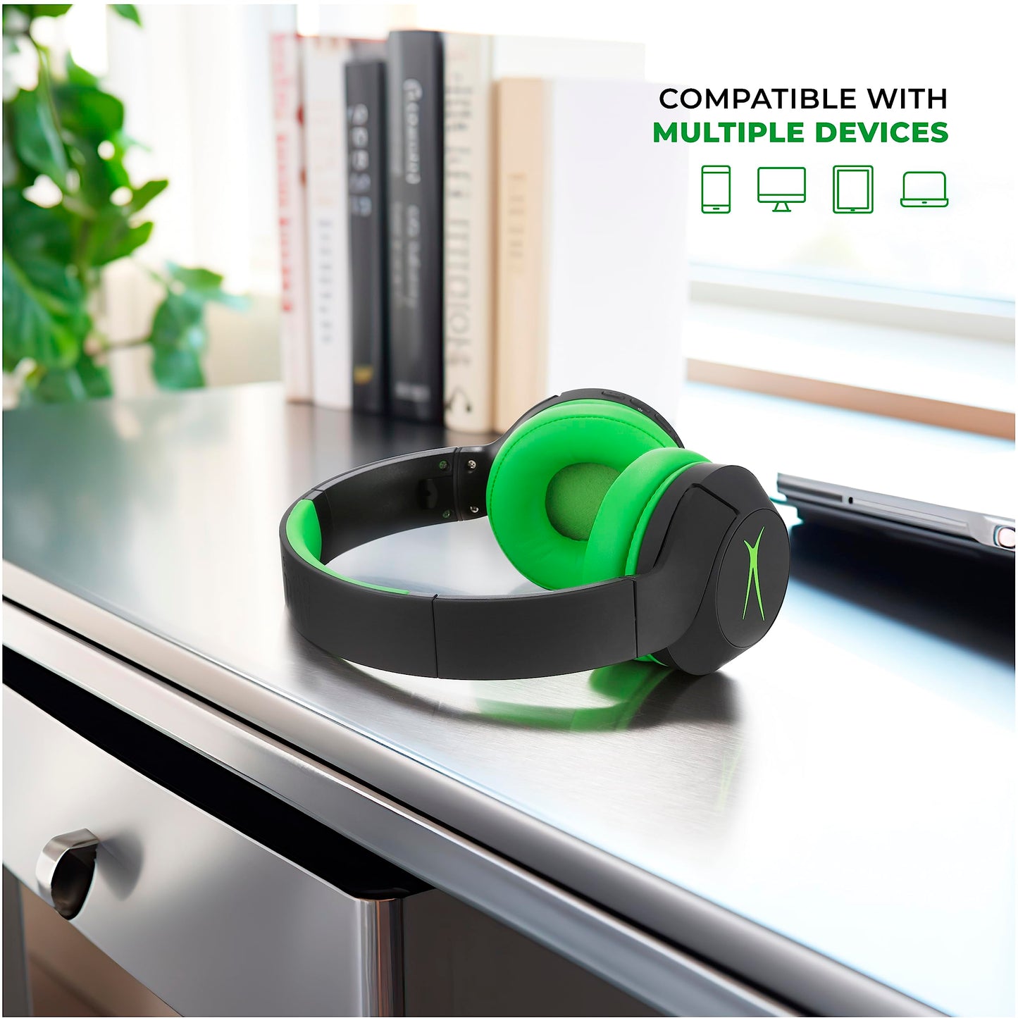 Altec Lansing Kid Safe Noise Cancelling Wireless Headphones 15H Battery, 85dB Volume Limit, Foldable Design Powerful Sound, Active Noise Cancellation