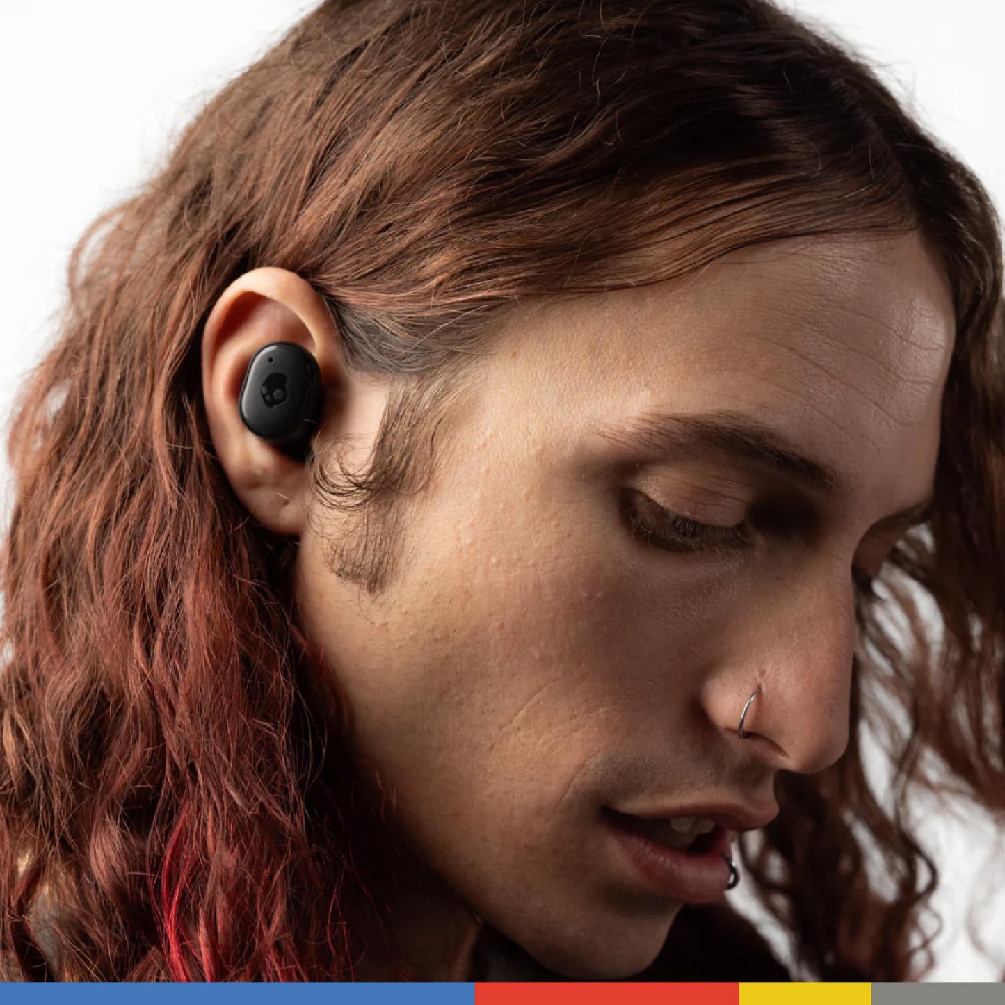 Skullcandy Grind Fuel Wireless In-Ear Bluetooth Earbuds - True Black/Orange