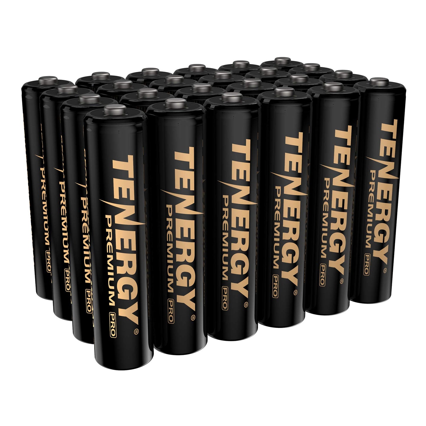 Tenergy Premium PRO Rechargeable AAA 1.2V Batteries, High Capacity 1100mAh NiMH AAA Battery, 24 Pack Rechargeable Batteries