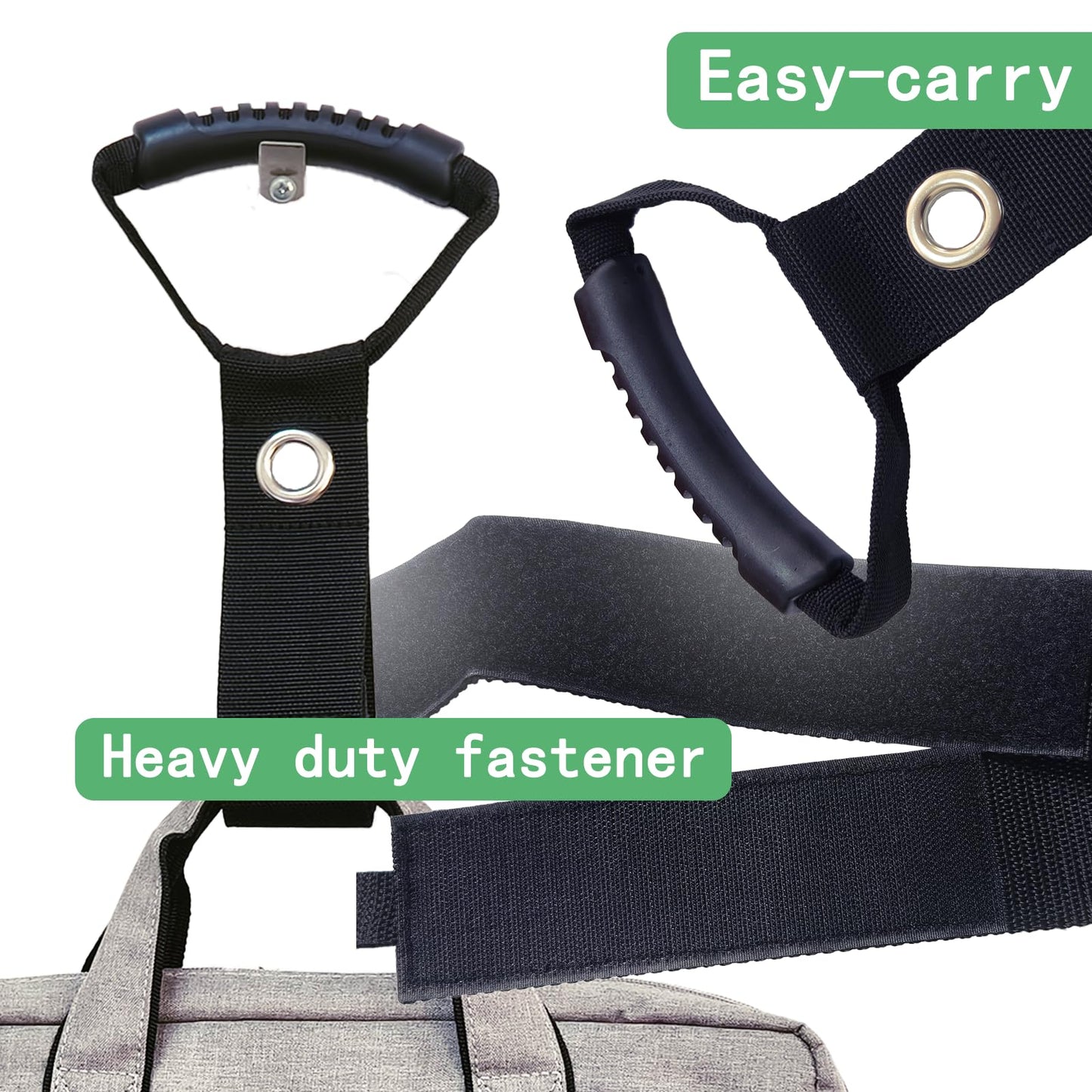 Portable Extension Cord Holder and Organizers,Storage Straps with Carrying Handle and Grommet, for Cables, Ropes, Garden Water Hoses Carrying