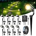 HIBOITEC All-in-One Low Voltage Landscape Lighting Kit, 5W LED Landscape Lights with Transformer and 65FT Wire, Waterproof Outdoor Spot Lights
