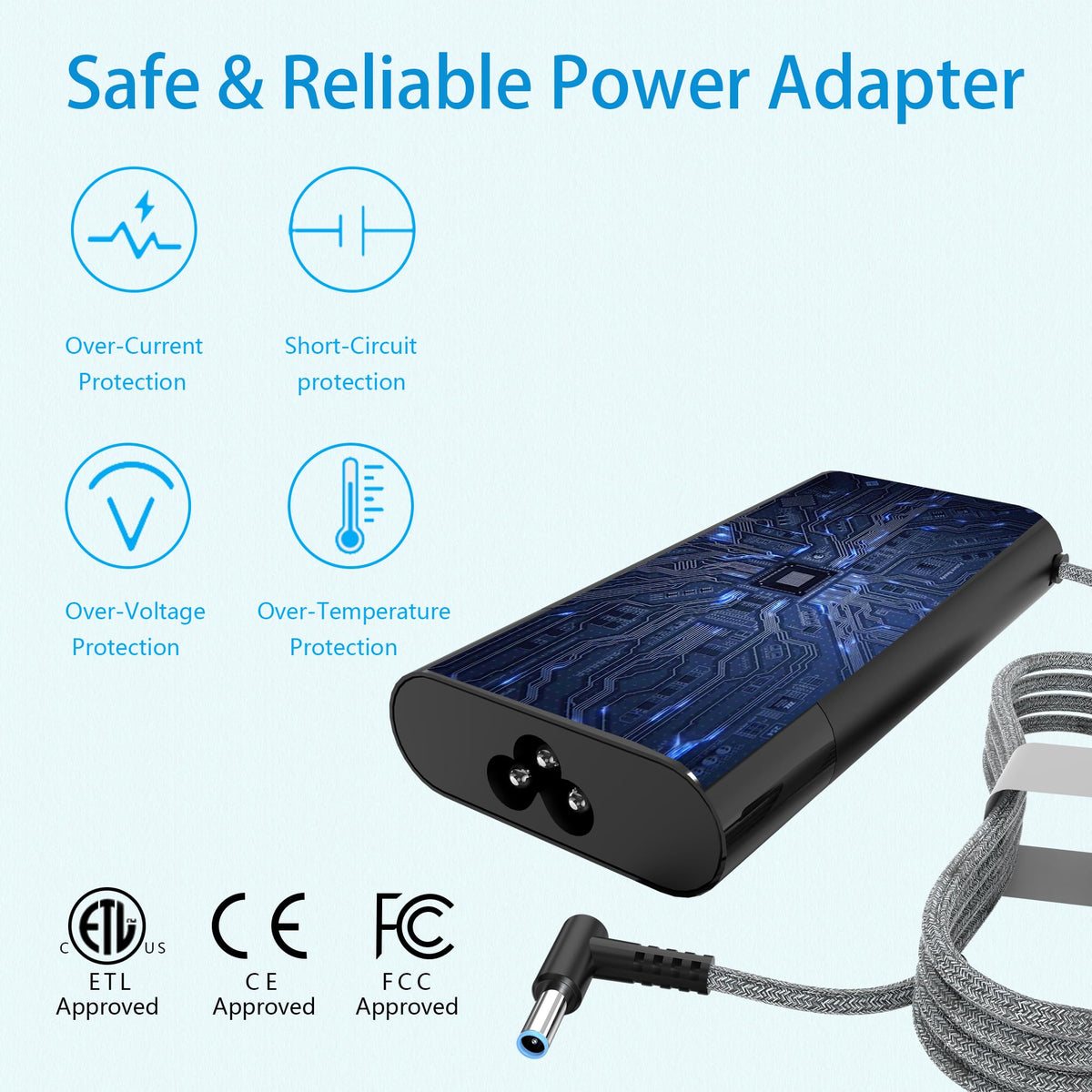 AYKLCZUU 200W Laptop Charger for HP Omen Pavilion Gaming 15 16 17 Victus 15 16 ZBook 15 17 Fury Create Studio Envy 15 2020,TPN-DA10 L00818-850