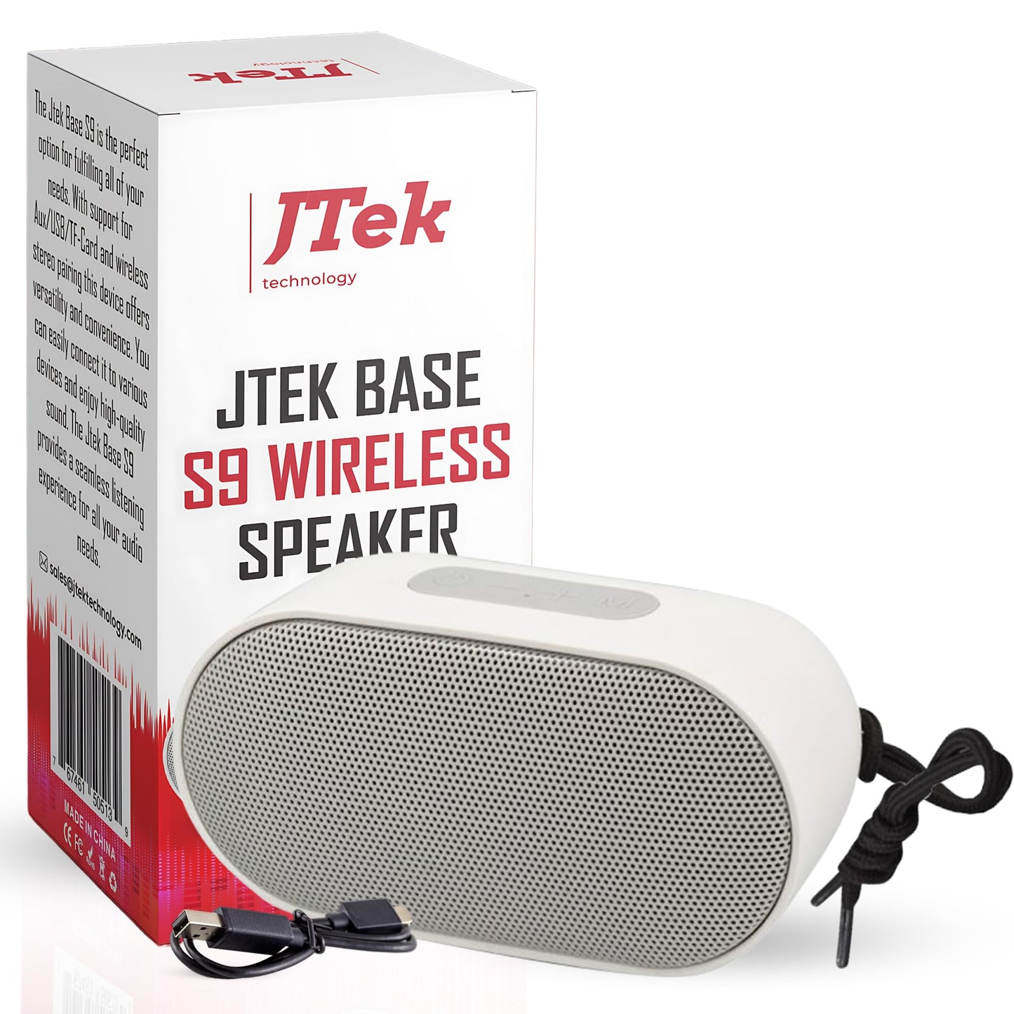 Jtek Technology Portable Bluetooth Speakers Wireless Waterproof Bluetooth Speaker with Built in Mic 24 Hours Battery Life Loud Stereo Sound Deep Bass