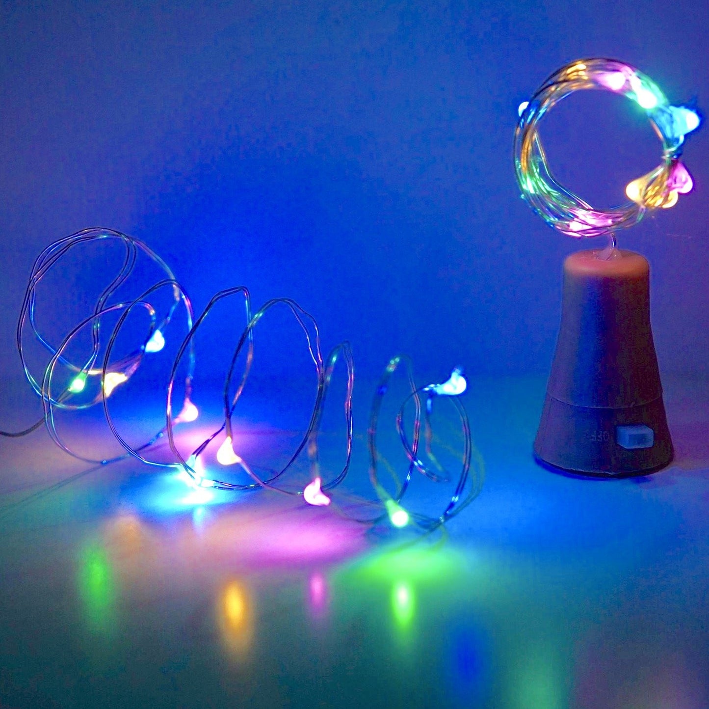 6 Pack Solar Powered Wine Bottle Lights, 20 LED Waterproof Copper Cork Solar Lights for Wedding Christmas, Outdoor, Holiday, Garden, Patio, Pathway