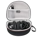 LTGEM Case Compatible with Sony MDR7506 Professional Large Diaphragm Headphone, Black+Grey(Case Only)