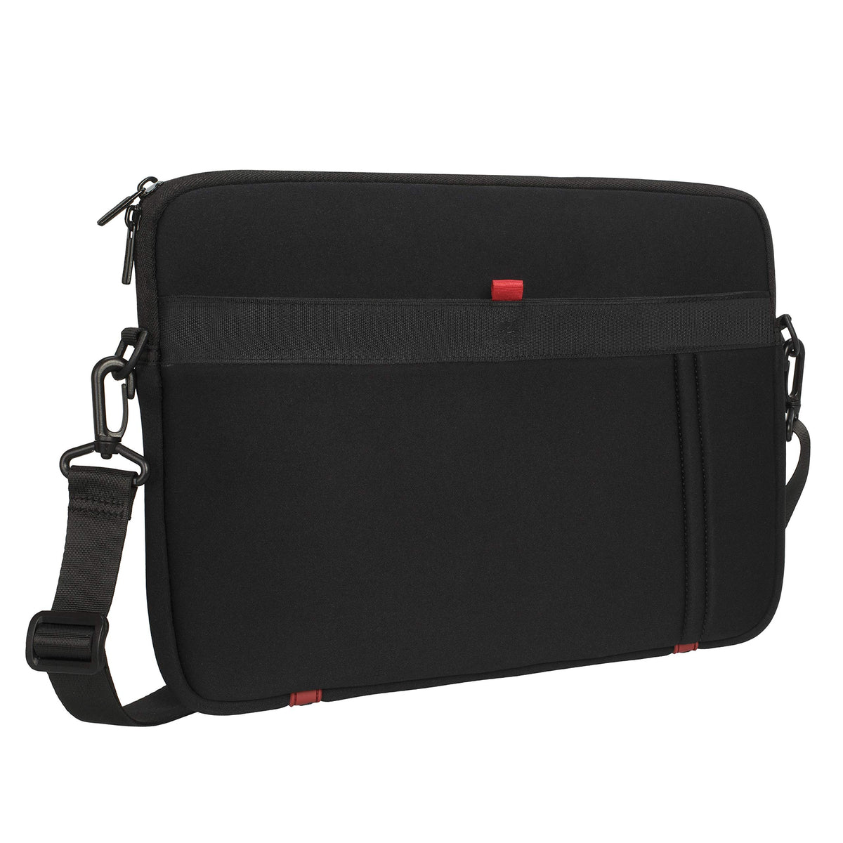 Rivacase 5120 Protective Laptop Sleeve for 13 Inch Notebook, Laptop Bag with Accessory Pocket, Black