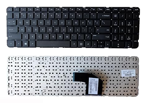 New Laptop Keyboard (Without Frame) Replacement for HP P/N: 697452-001 699497-001 AER36U02210 R36 673613-001 681800-001 684650-001 2B-04801Q121