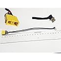 DC-in Jack for Ideapad Yoga 2 Pro 59394187 59394172 59428039, DC Power Jack Harness Port Connector Socket with Wire Cable.