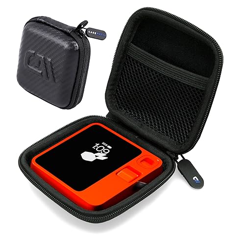CASEMATIX Carry Case Compatible with Rabbit R1 AI Personal Assistant Device Pocket Companion in an EVA Hard Shell with Accessory Pocket - includes