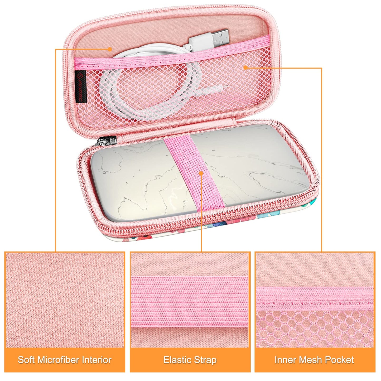 FINTIE Case for HP Sprocket Select/Sprocket Plus Smartphone Printer, Canon Ivy Mini/CLIQ 2/CLIQ+2 Instant Camera - Shockproof Hard Shell Carrying