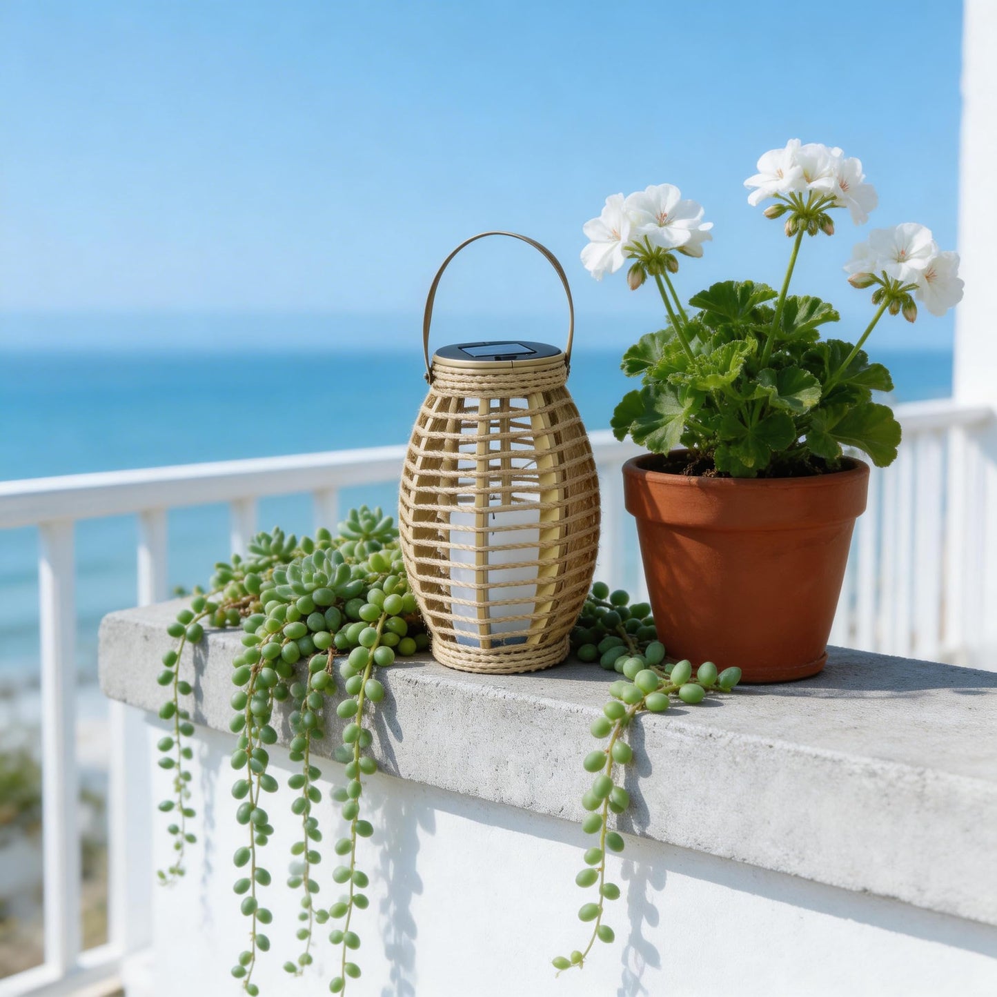 Solar Lanterns Outdoor Waterproof, Olive-Shaped Solar Lantern with Handle, Dusk to Dawn 6-8Hr Outdoor Lanterns, Hanging & Tabletop Decor