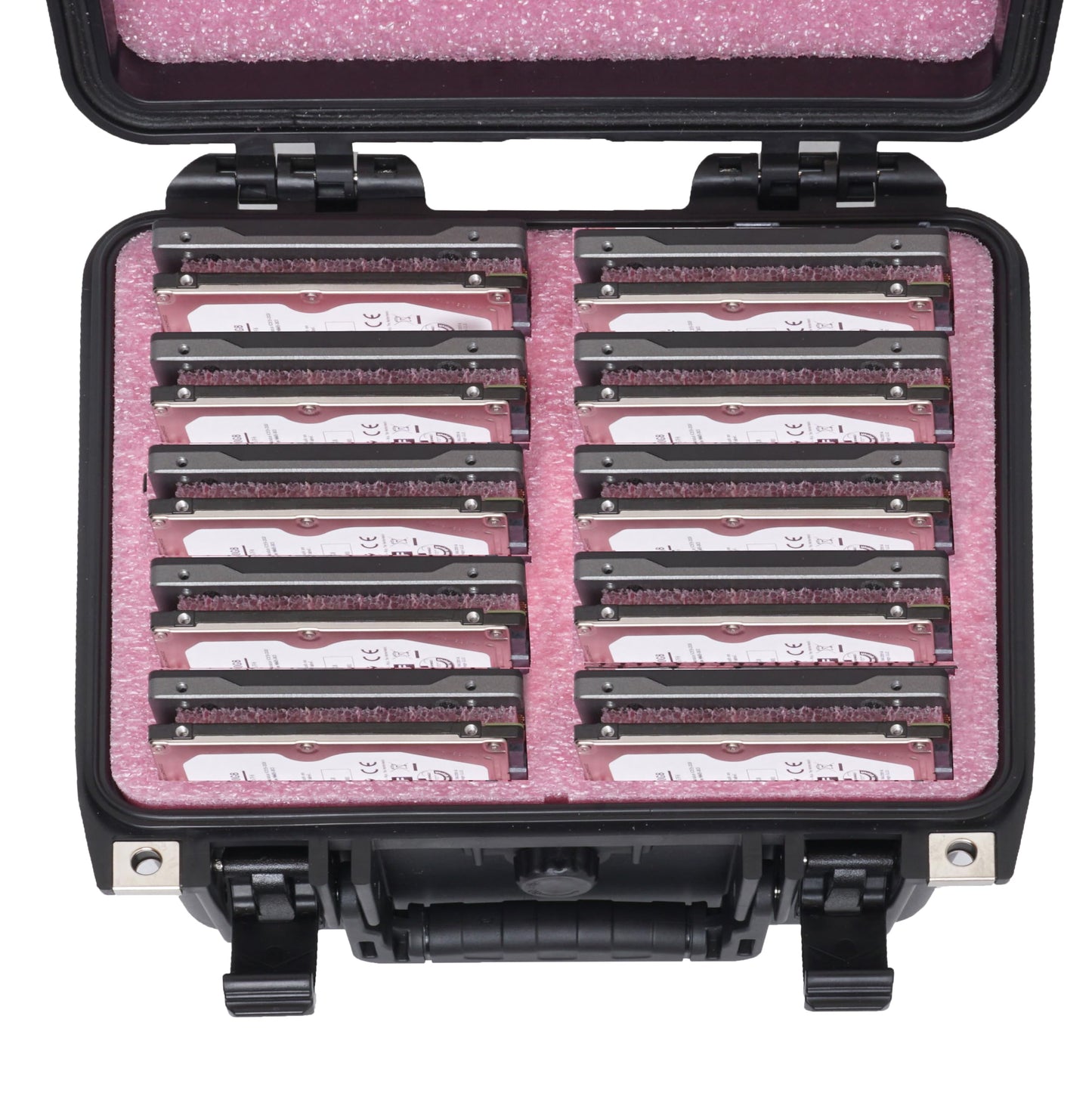 Case Club Anti-Static, Data-Safe Medium HDD & SSD Internal Drive Storage Case. Hard-Shell, Waterproof, Airtight, Padlockable Cases Protects & Prevents