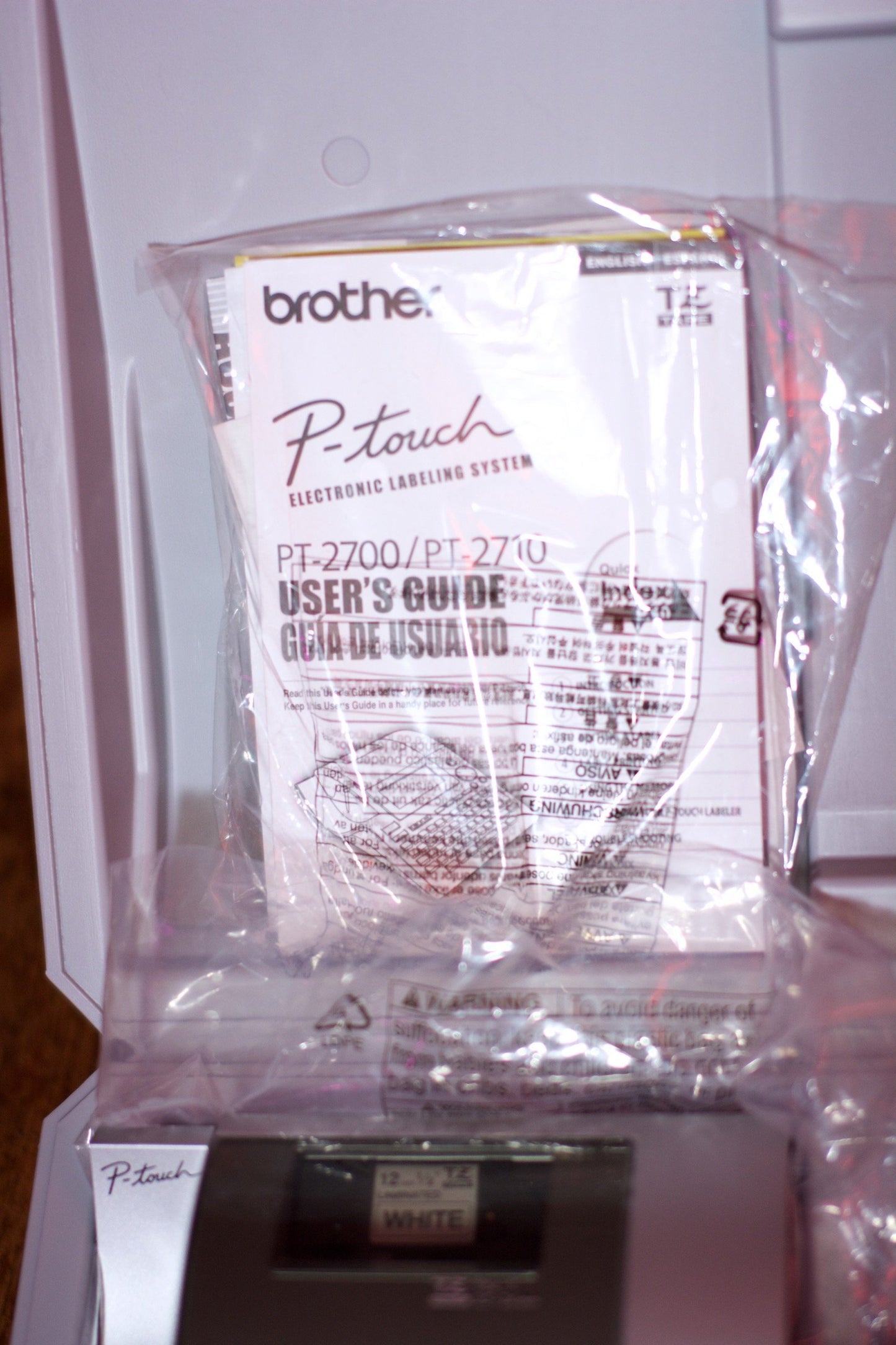 Brother PT-2700 Desktop Labeling System (Silver/Black)