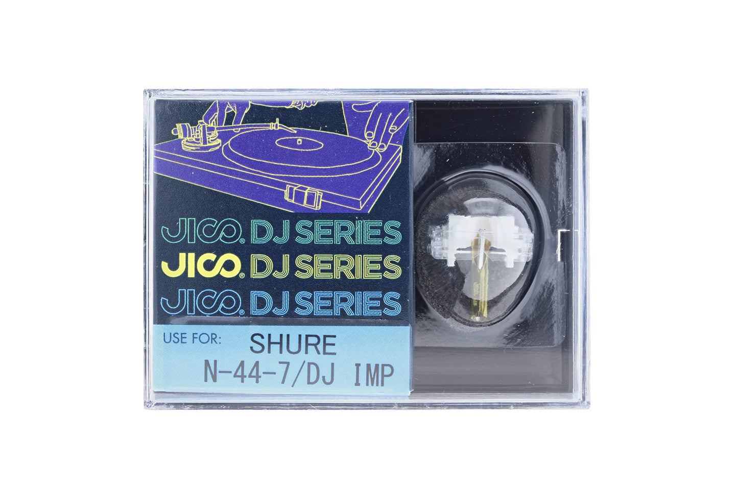 JICO Improved Stylus Replacement for Shure N44-7 DJ Improved Stylus Replacement