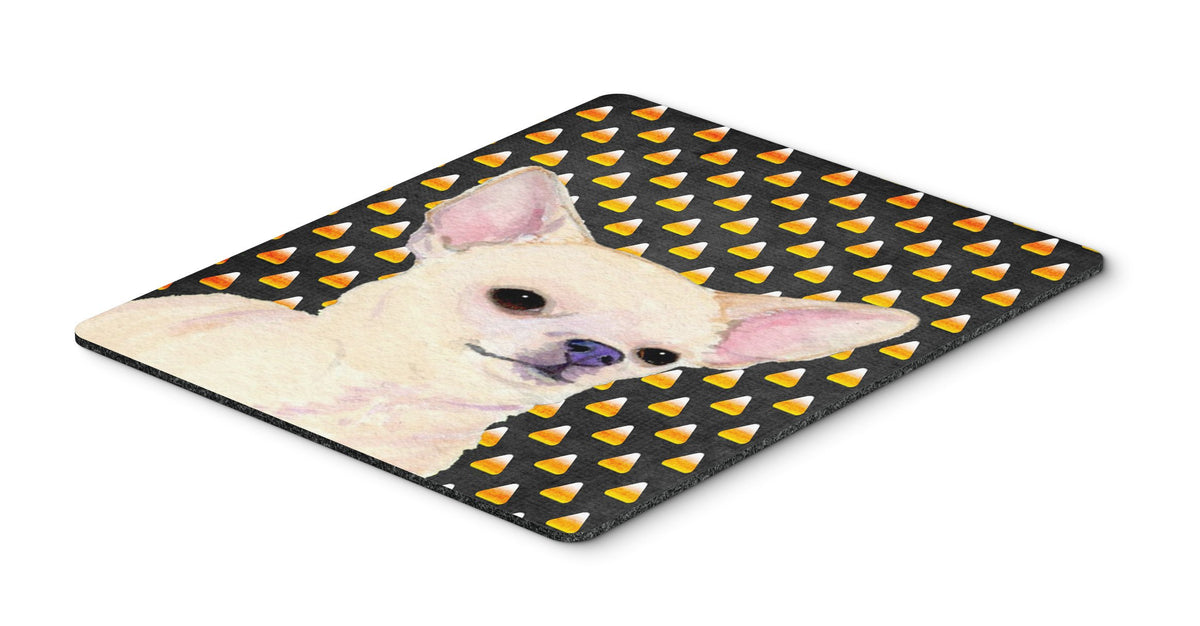 Caroline's Treasures SS4265MP Chihuahua Candy Corn Halloween Portrait Mouse Pad, Hot Pad or Trivet for Home Office Gaming Working Computers Laptop