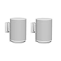 ynVISION.DESIGN Adjustable Wall Mount Compatible with Sonos ERA 100 Speaker - White 2 Pack
