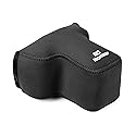 MegaGear Neoprene Camera Case for Fujifilm X-T50 (16-50mm)- Stylish and Protective Digital Photography Bag - Black