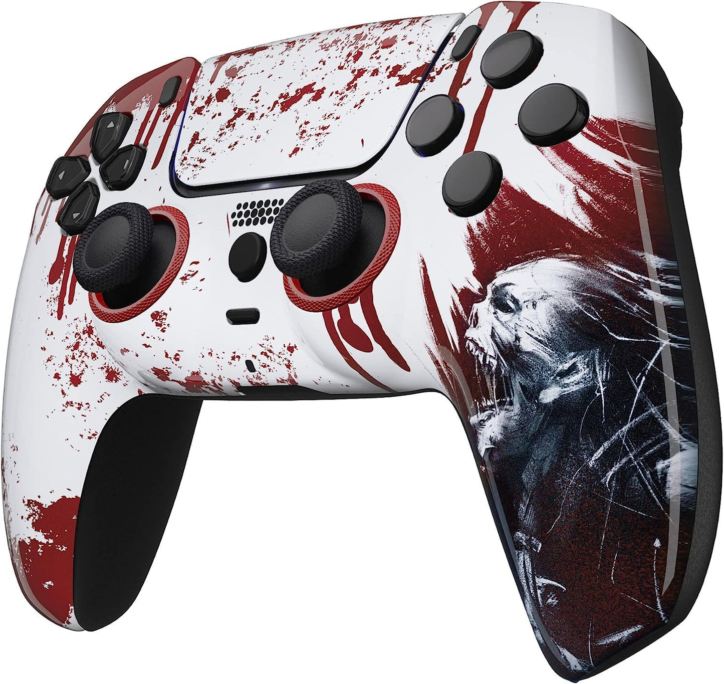 Custom Controllerzz Custom Wireless Controller Compatible with PS5 - Multiple Designs Available (PS5 Bloody Zombie)
