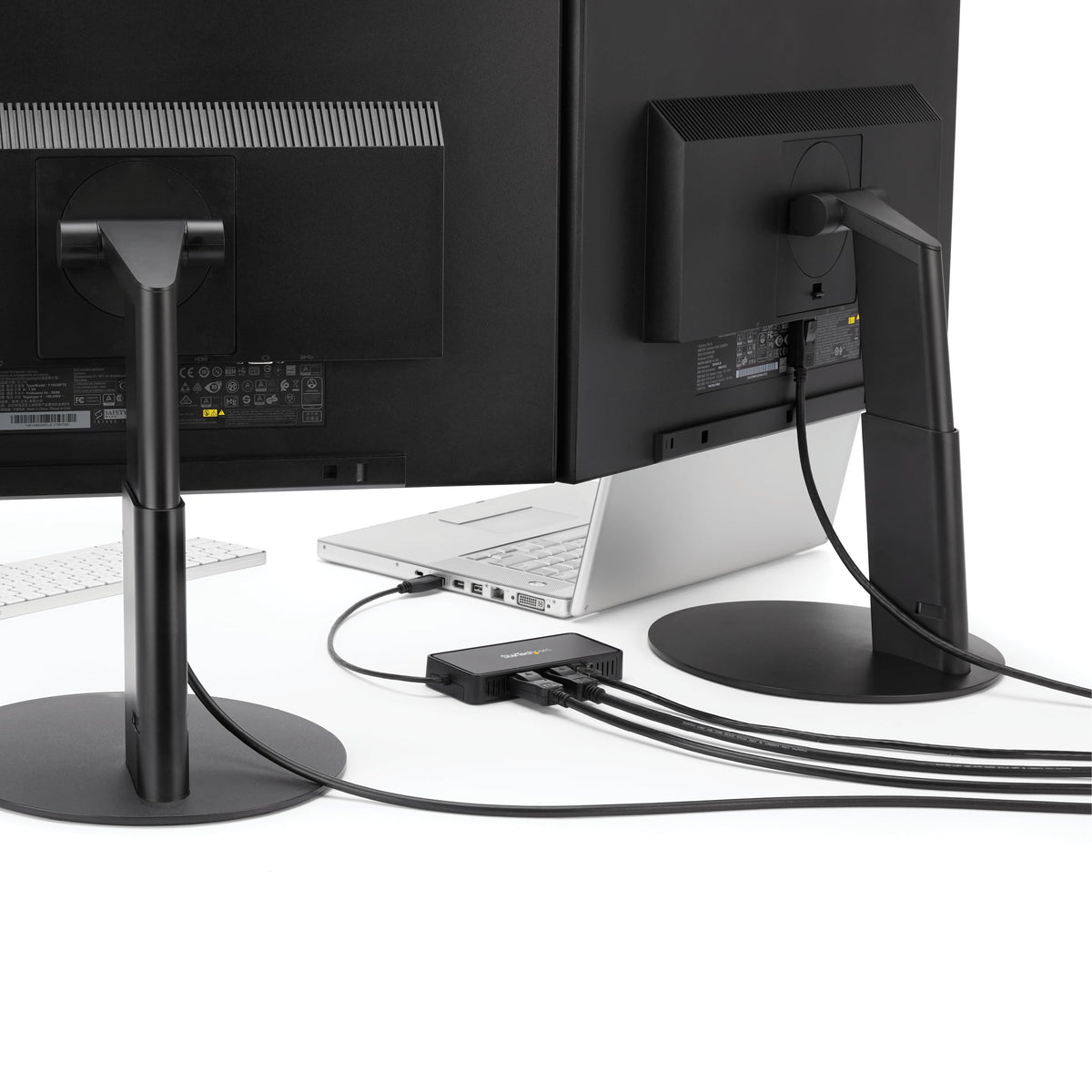 StarTech USB-A DisplayLink Dual 4K 60Hz DP Mini Dock, GbE, TAA (USBA2DPGB)