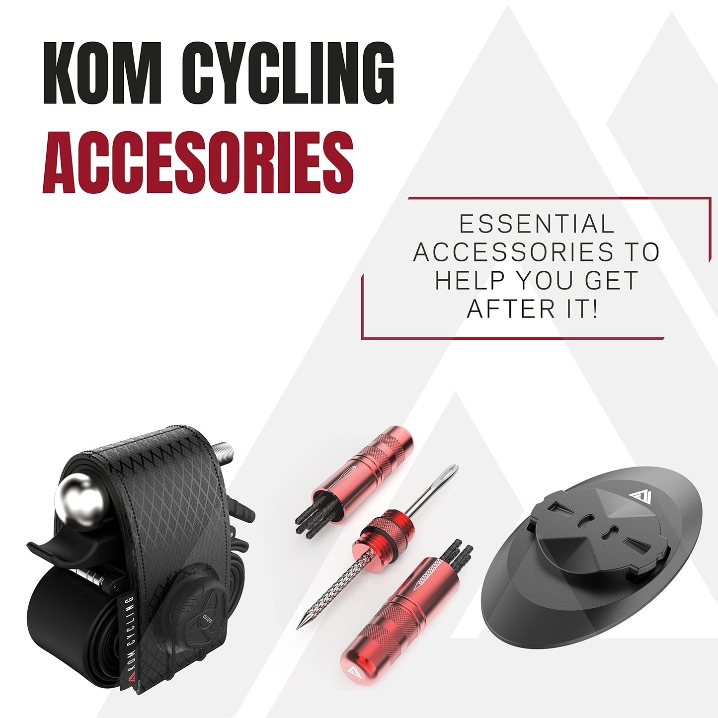 KOM Cycling GoPro Adapter for Garmin Bike Mounts and Wahoo Elemnt Mounts