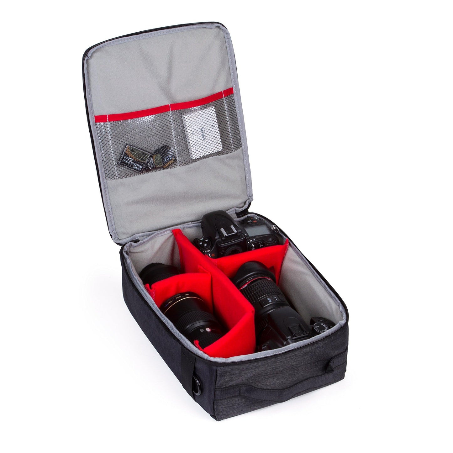 G-raphy Camera Insert Bag Lenses Cases with Large Capacity Camera Case Dividers with Grab Handle and Removal Strap Shockproof for DSLR SLR Mirrorless